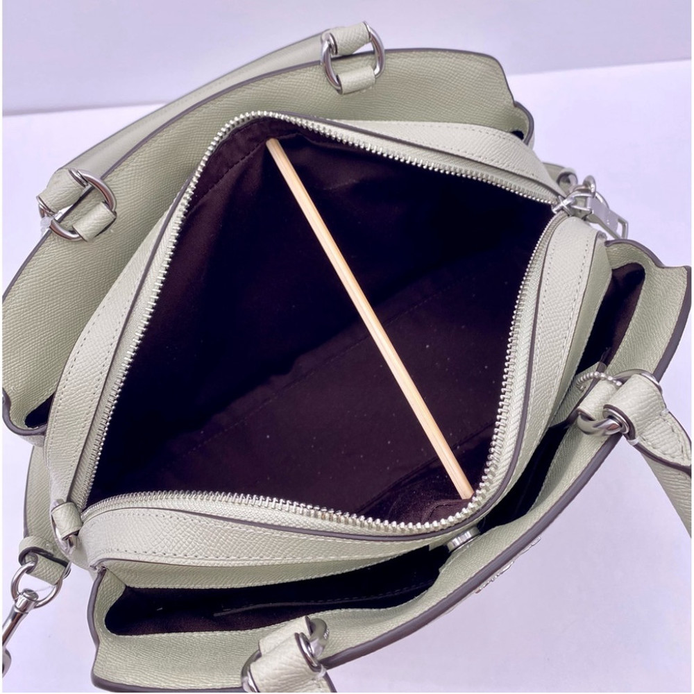 Coach Lillie Carryall satchel bag Crossbody Pale Green - Picture 5 of 16